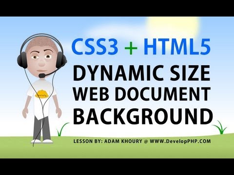 Background Size Scale Stretch Image | Learn CSS Video Tutorial