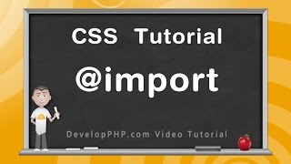 CSS import Rule Import Style Sheet Tutorial