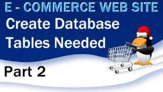 Create the Store MySQL Database Tables | Learn PHP Video Tutorial
