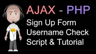 Check User Sign Up Name Ajax PHP Social Network Tutorial | Learn PHP ...