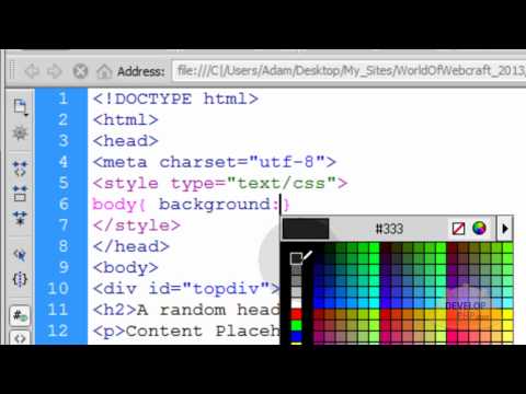Fixed Header and Footer Div Layout Tutorial | Learn CSS Video Tutorial